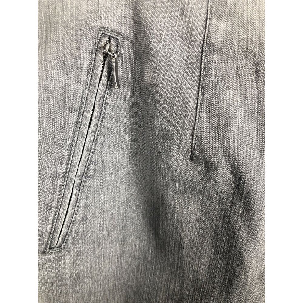 Jacky Vanilia Becky Woman's Gray Denim Trouser Pants Size 14 With Zip - Picture 10 of 16